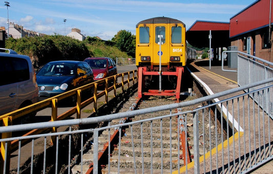 Photo 6x4 Larne Harbour station Larne\/D4002 Larne Harbour station is now c2010