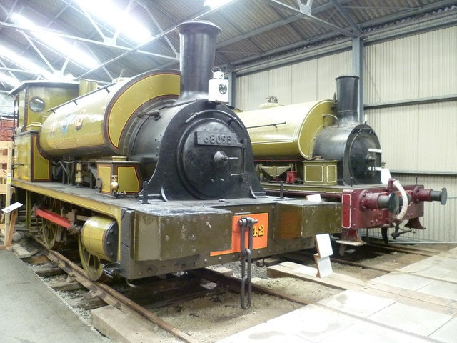 Photo 6x4 NBR shunting engines, Scottish Railway Exhibition Bo'ness These c2010