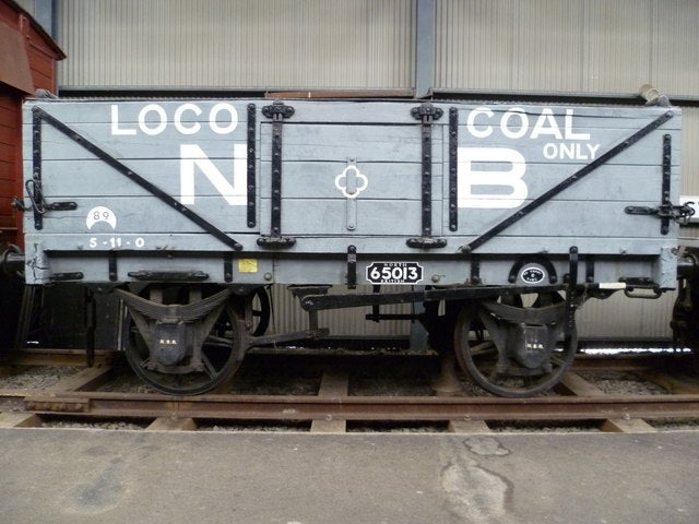 Photo 6x4 NBR coal wagon, Scottish Railway Exhibition Bo'ness  c2010