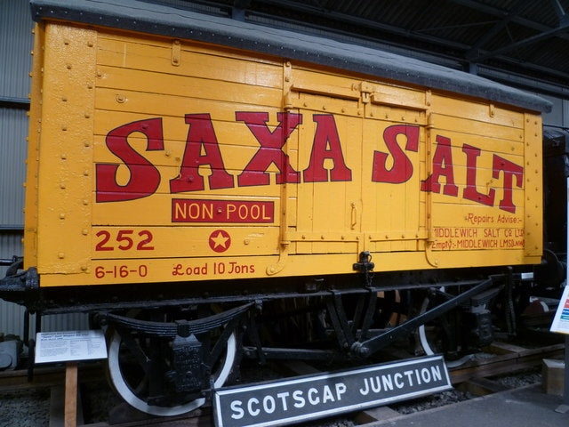 Photo 6x4 Saxa Salt wagon Nr.252, Scottish Railway Exhibition Bo'ness Wag c2010