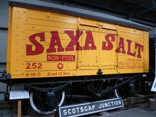 Photo 6x4 Saxa Salt wagon Nr.252, Scottish Railway Exhibition Bo'ness Wag c2010