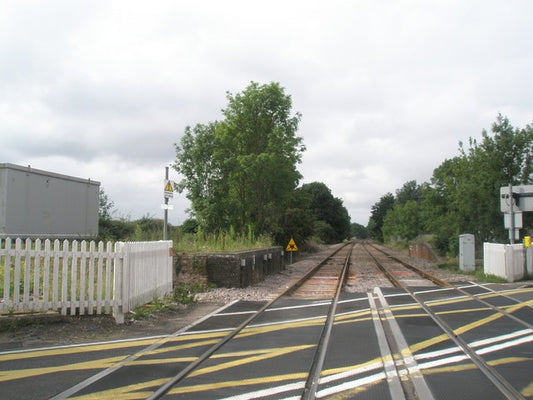 Photo 6x4 Looking due south from Darsham railway station  c2010