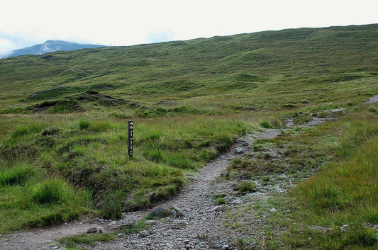 Photo 6x4 West Highland Way joins the road at Inveroran Bridge of Orchy H c2010