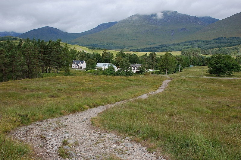 Photo 6x4 Inveroran from the West Highland Way Bridge of Orchy The hamlet c2010