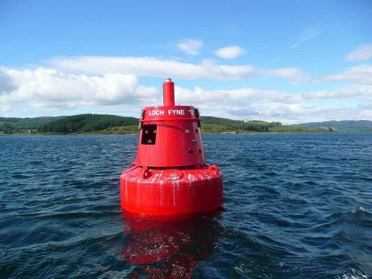 Photo 6x4 Loch Fyne 'Q' Buoy Port Ann\/NR9086 This port-hand buoy marks & c2010