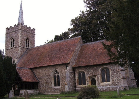 Photo 6x4 St Edmund Church, Abbess Roding, Essex. Abbess End Fourteenth c c2009