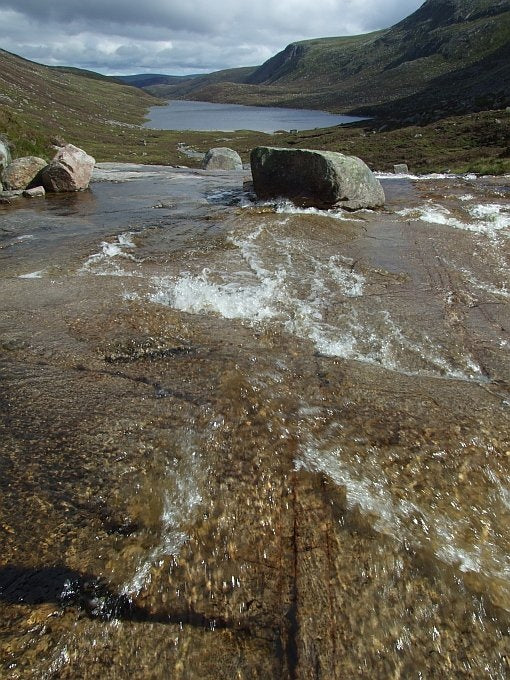 Photo 6x4 Allt an Dubh Loch White Mounth The &#039;Stream of the Black Lo c2010