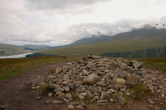 Photo 6x4 A viewpoint on the West Highland Way Bridge of Orchy The cairn  c2010