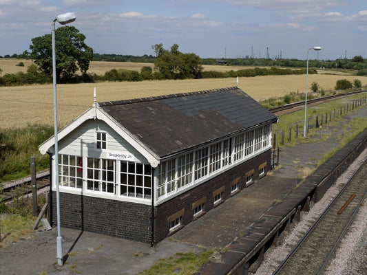 Photo 12x8 Brocklesby Station Signal Box Ulceby\/TA1014 &quot;Signal box.  c2010