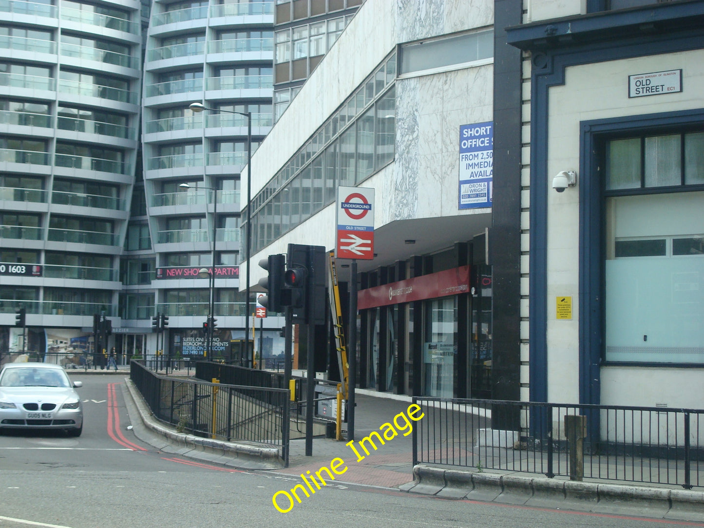 Photo 12x8 Subway entrance to Old Street underground station London  c2010