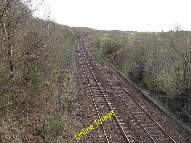 Photo 6x4 Glasgow to Cumbernauld railway Greenfoot This was once operated c2010