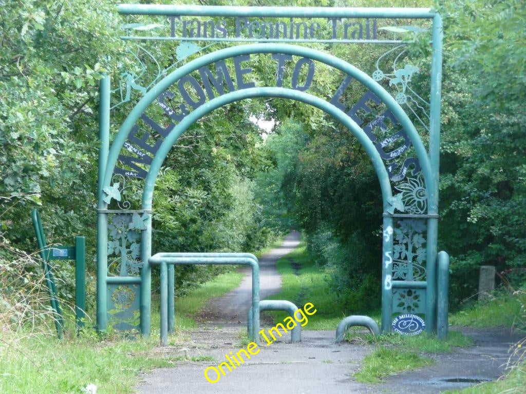 Photo 6x4 Welcome to Leeds Methley Lanes On the former railway line, now  c2010