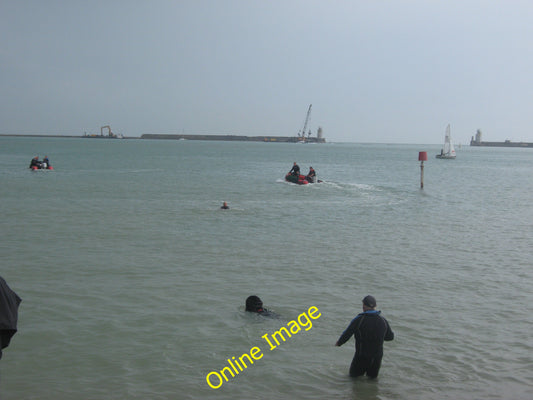 Photo 12x8 Newfoundland rescue dog training in Dover Harbour Dover\/TR3141 c2010