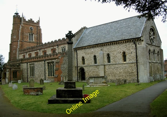 Photo 6x4 St Nicholas Church, Castle Hedingham, Essex 12th Century Church c2009