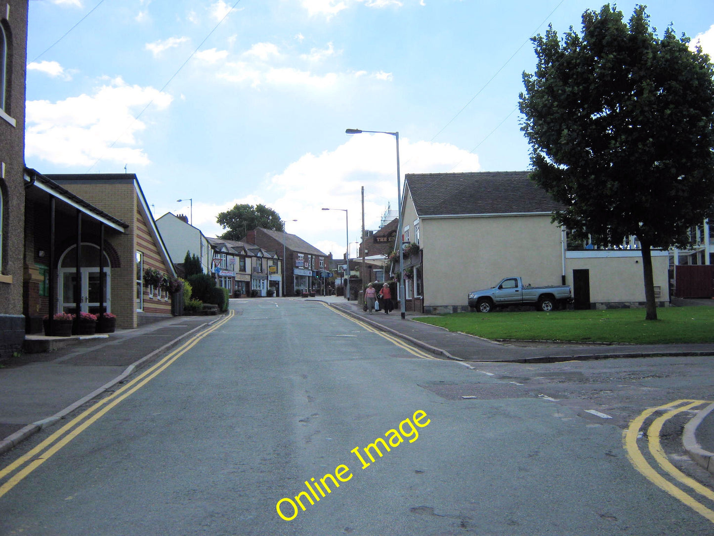 Photo 6x4 Top end of Station Road Biddulph Looking up the top of Station  c2010