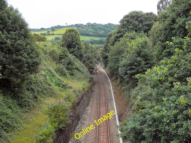 Photo 6x4 Falmouth Branch Line, Penryn The railway, between Penryn and Pe c2010