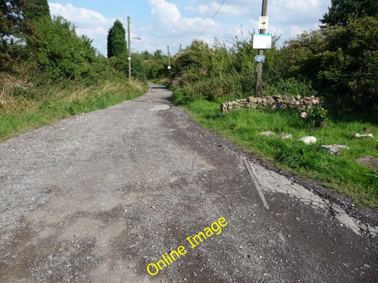 Photo 6x4 Buried railway tracks Normanton\/SE3822 The remains of a narrow c2010