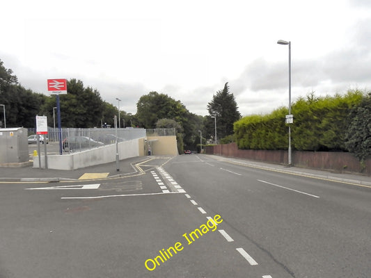 Photo 6x4 Penryn Station Road Looking downhill, past the entrance to Penr c2010