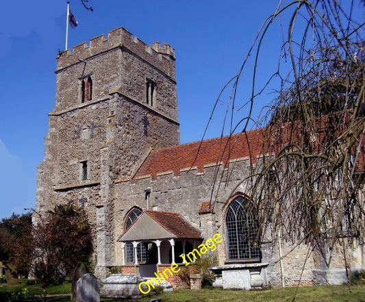 Photo 6x4 St Edmund King & Martyr Church, East Mersea, Essex  c2010