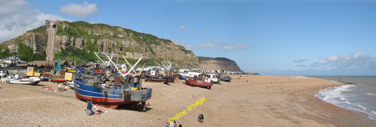 Photo 12x8 Beach Based Fishing Boats Hastings\/TQ8110  c2010