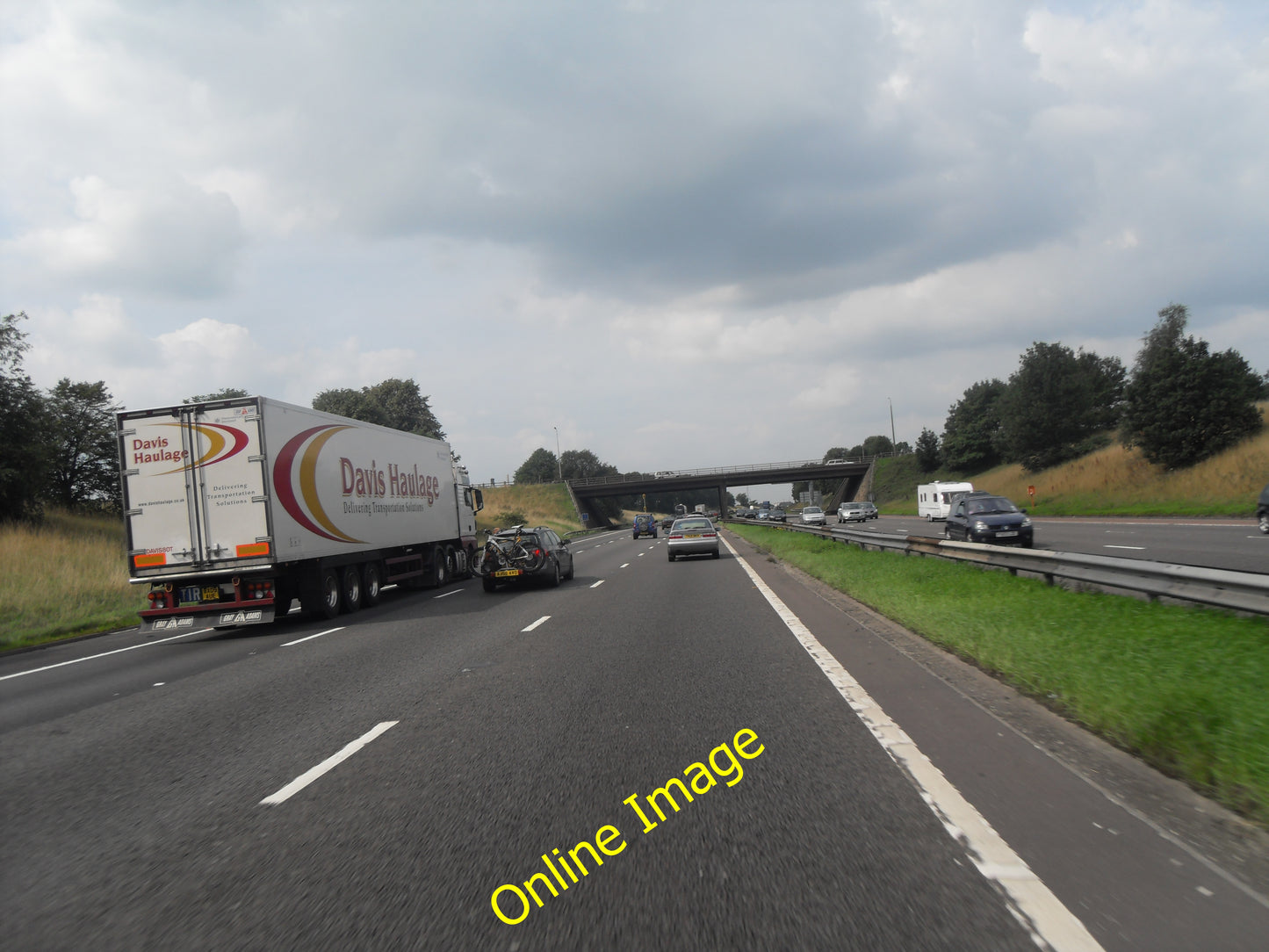 Photo 12x8 A534 Crossing the M6 at Sandbach  c2010