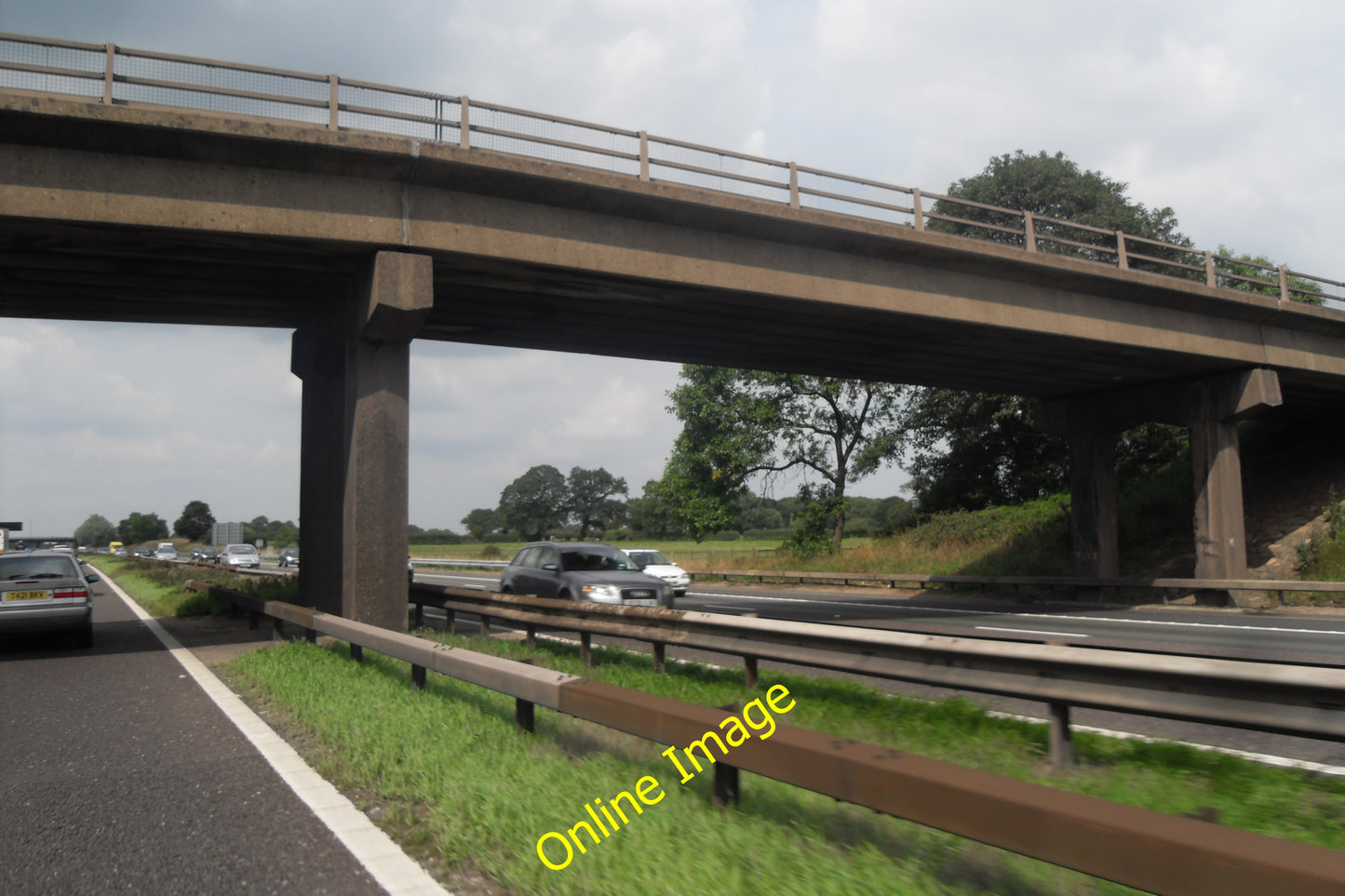 Photo 12x8 Bridge over the M6 - Bradwall Green  c2010