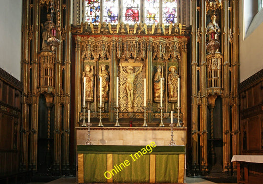 Photo 6x4 St Paul, Wilton Place, London SW1 - Reredos Westminster  c2010