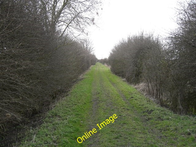 Photo 6x4 Towards Bardney on the train Louth The disused line towards Wit c2009