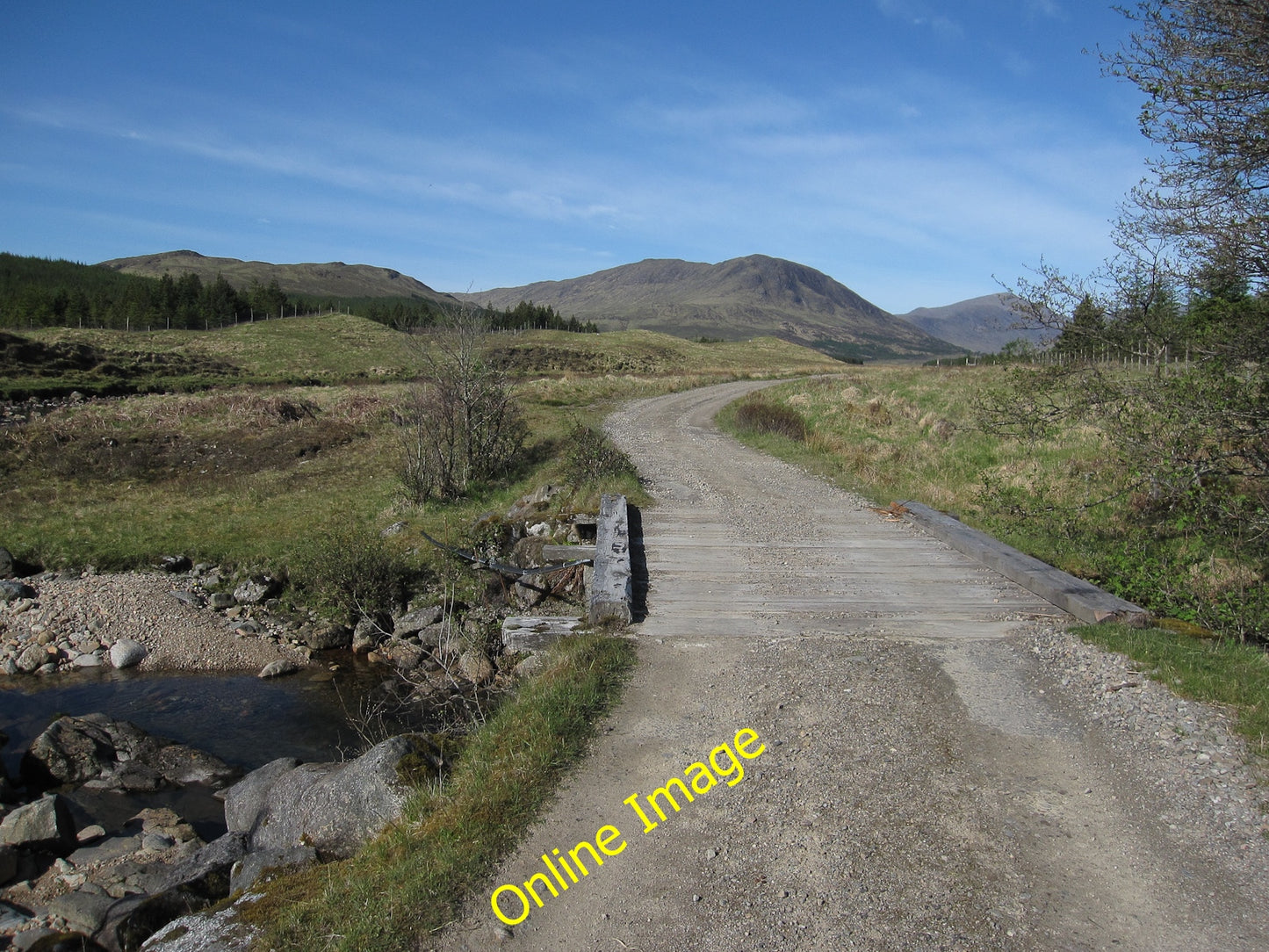 Photo 12x8 Bridge over Allt Toaig Abhainn Shira On the footpath to Loch Et c2010