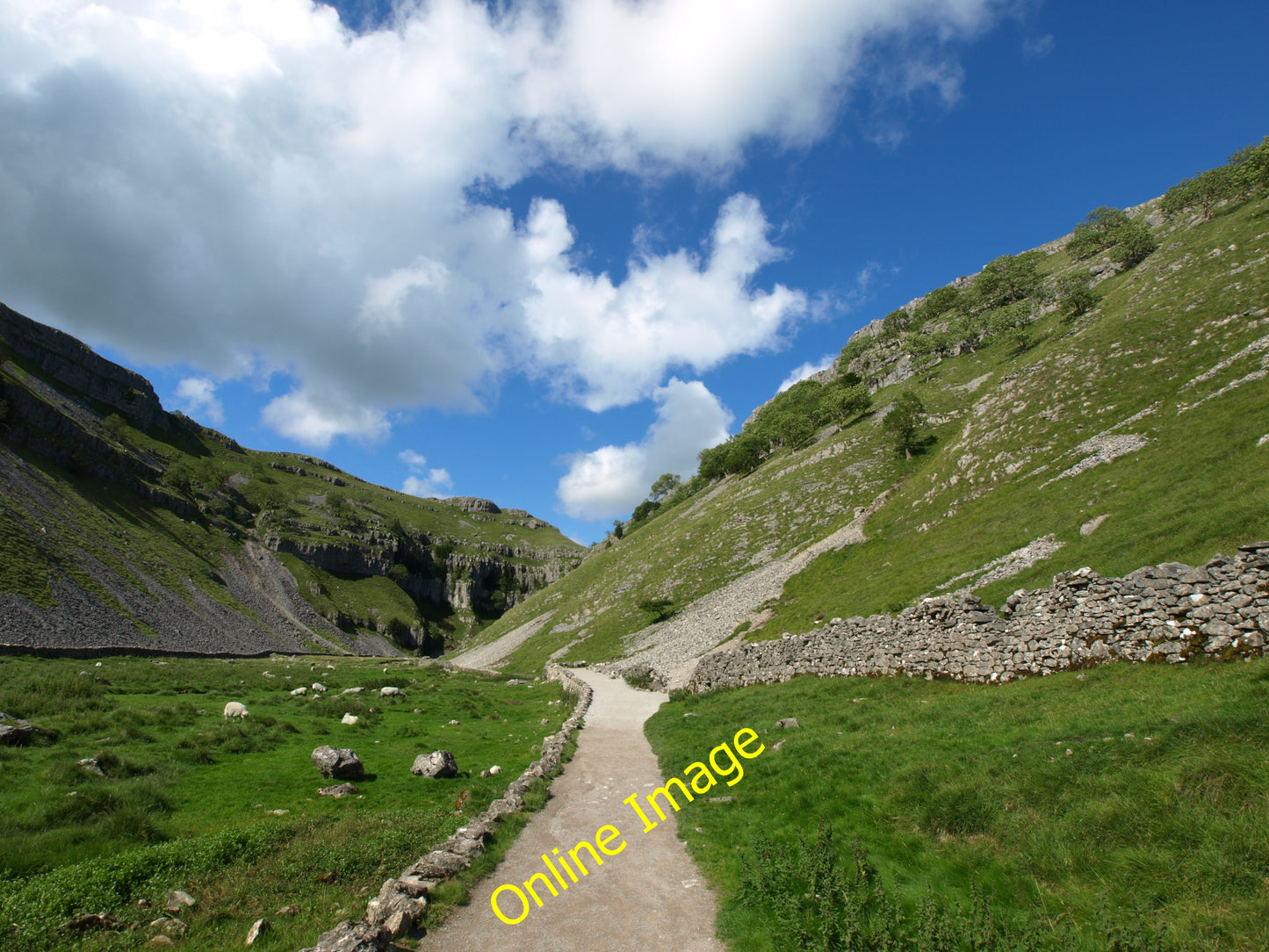 Photo 12x8 Gordale Scar Malham\/SD9062  c2010