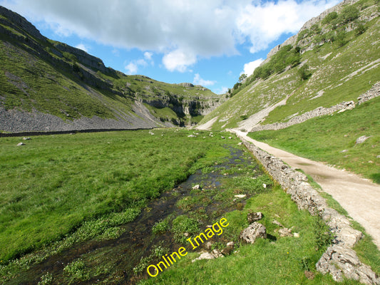 Photo 12x8 The Stream in Gordale Scar Malham\/SD9062  c2010