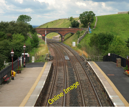 Photo 12x8 Looking North Westwards from Kirkby Stephen Station  c2010