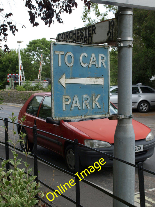 Photo 12x8 Old sign near Sherborne Railway Station Sherborne\/ST6316  c2010