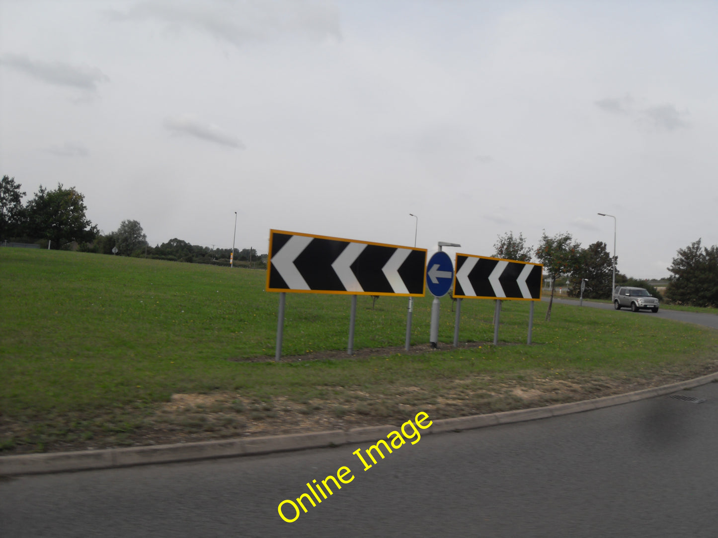 Photo 12x8 Roundabout on the A603 Grantchester  c2010