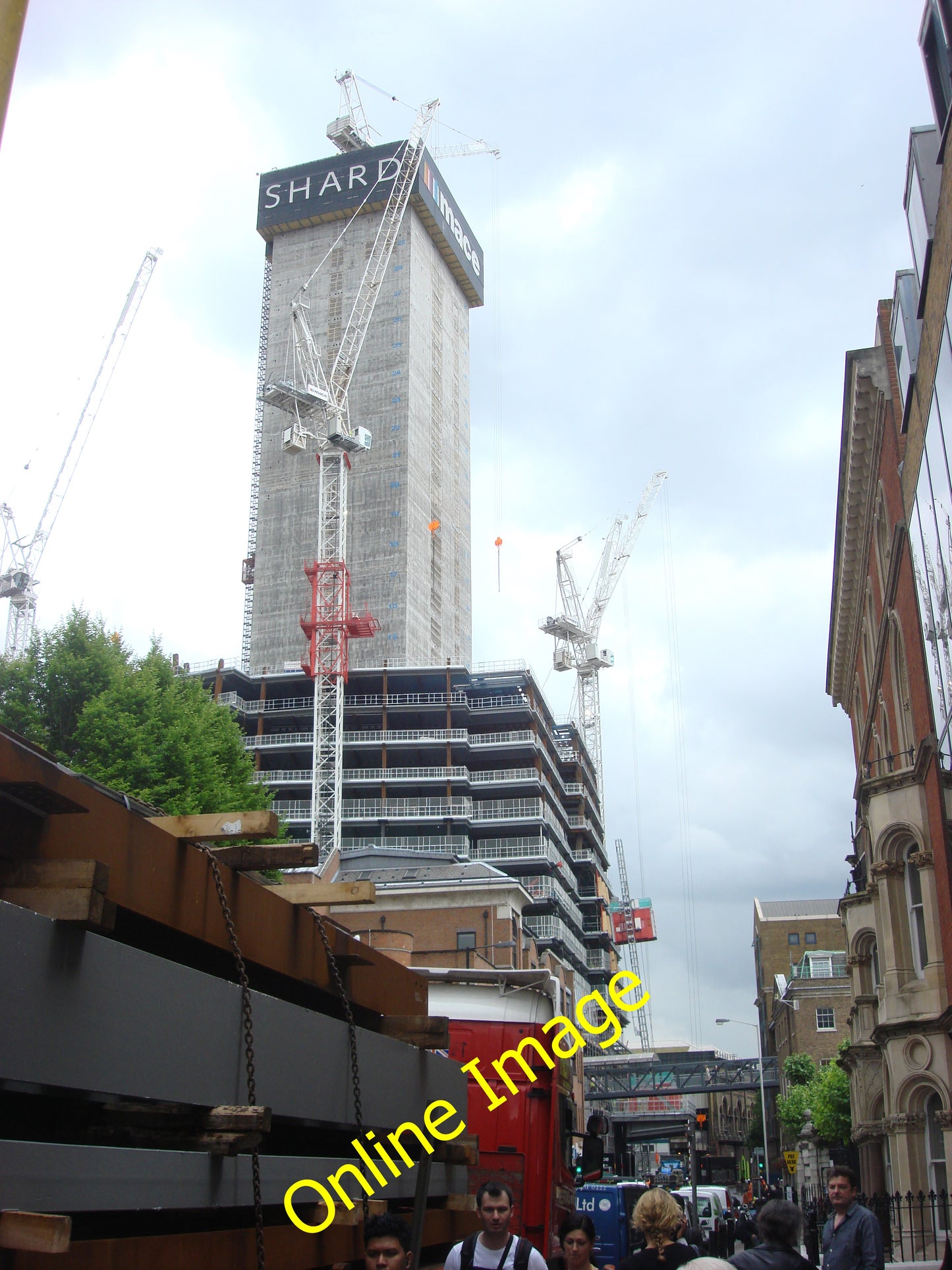 Photo 12x8 Construction of the Shard, London Bridge from St Thomas Street  c2010