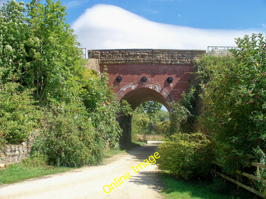 Photo 12x8 Under the railway Aston Magna The track, forming part of the Di c2010