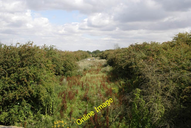 Photo 6x4 Filled in railway cutting Eastwell\/SK7728 This is the route of c2010