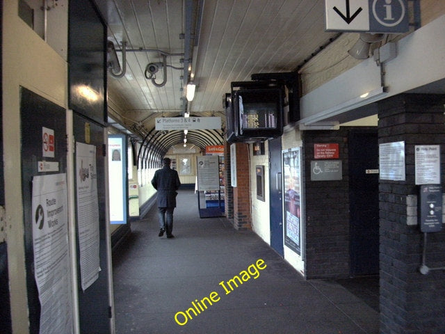 Photo 6x4 Railway Station, Witham, Essex Booking Office and walkway to pl c2010