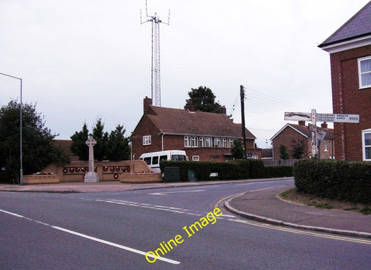 Photo 6x4 War Memorial and Police Station, Chapel Road, Tiptree, Essex  c2010