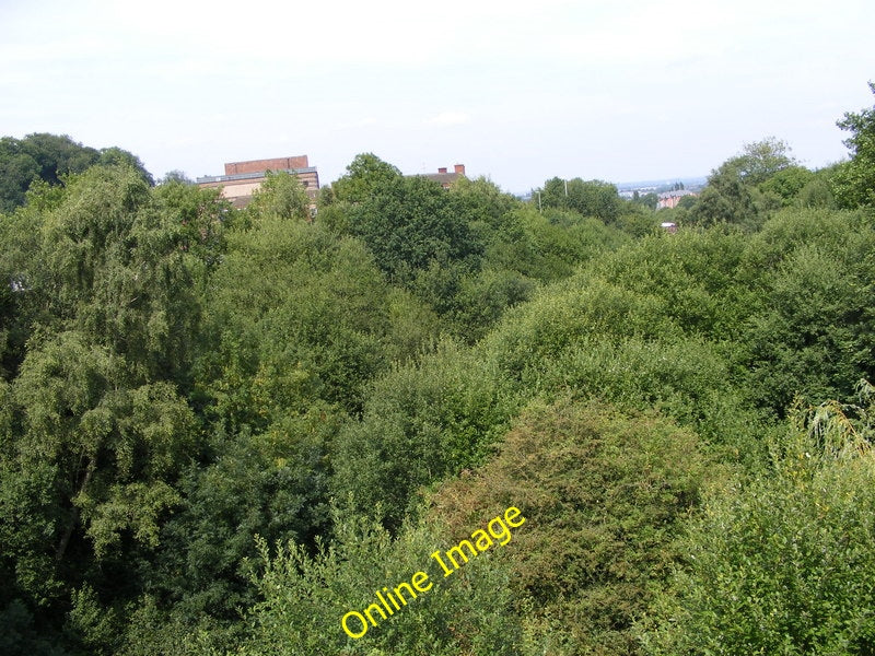 Photo 6x4 Overgrown railway Dudley\/SO9390 The line runs from the bottom  c2010