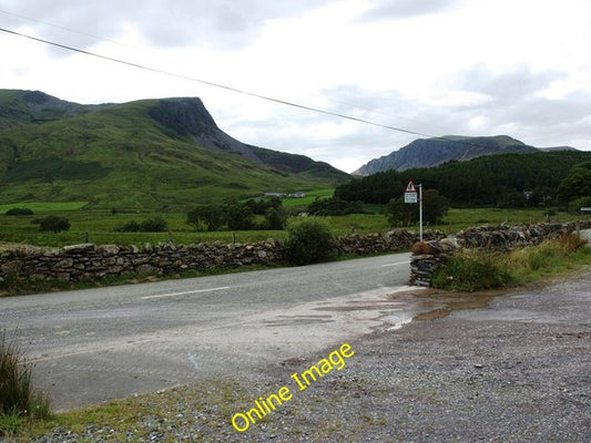 Photo 6x4 Looking towards Drwsycoed Uchaf from Rhyd-Ddu station car park  c2010