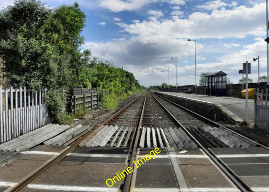 Photo 6x4 Heighington station Newton Aycliffe Taken from the car window t c2010