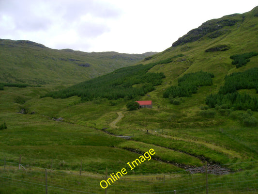 Photo 12x8 Gleann Uaine Kinglas Water\/NN2511 Looking up Gleann Uaine from c2010