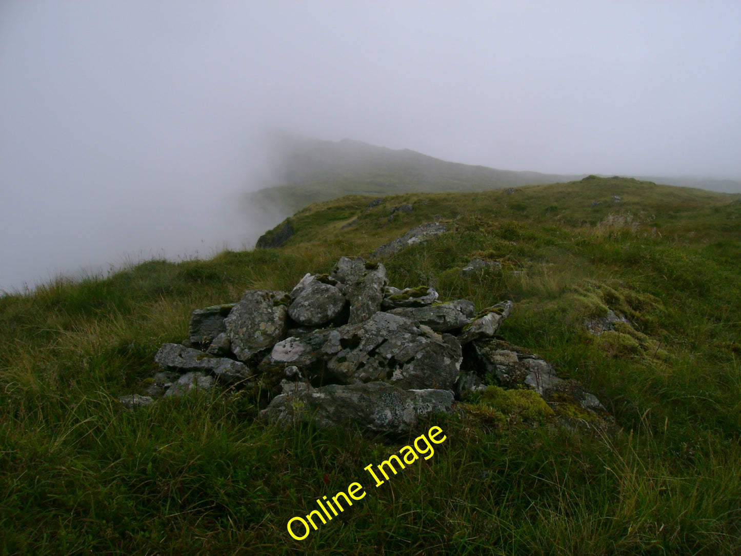 Photo 12x8 Cairn on northeast ridge of Stob Coire Creagach Maol an t-Srath c2010