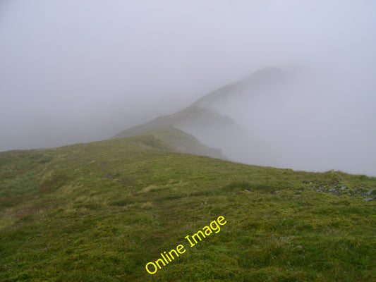 Photo 12x8 Misty ridge Stoban Dubha Looking down the northeast ridge of St c2010