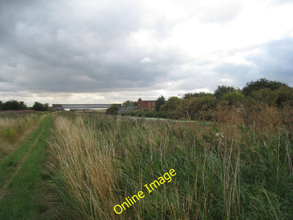 Photo 6x4 Pumping Station and Railway Bridge Broughton Common  c2010