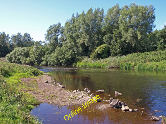 Photo 12x8 River Irvine Dreghorn\/NS3538 Near Holmsford Bridge. c2010