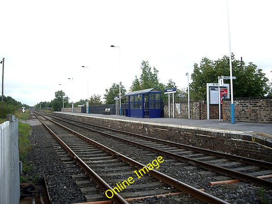 Photo 6x4 Heighington Station Newton Aycliffe Looking up-line towards Dar c2010