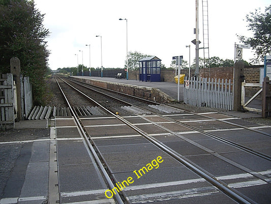 Photo 6x4 Heighington Station Newton Aycliffe The down-line towards Bisho c2010