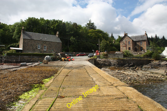 Photo 12x8 Strome Ferry from the slipway Looking back up the old ferry sli c2010